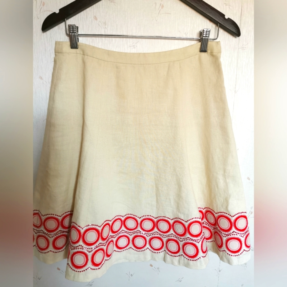 J.Crew 100% Linen size 4 skirt